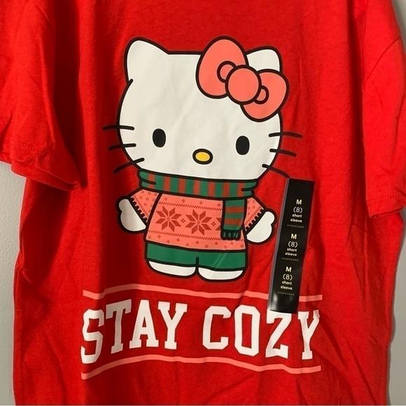 NWT. HELLO KITTY Girls’ Oversized Stacy Cozy T-Shirt - Picture 4 of 5